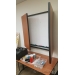 Enclosed Whiteboard Cabinet w/ Swinging Door